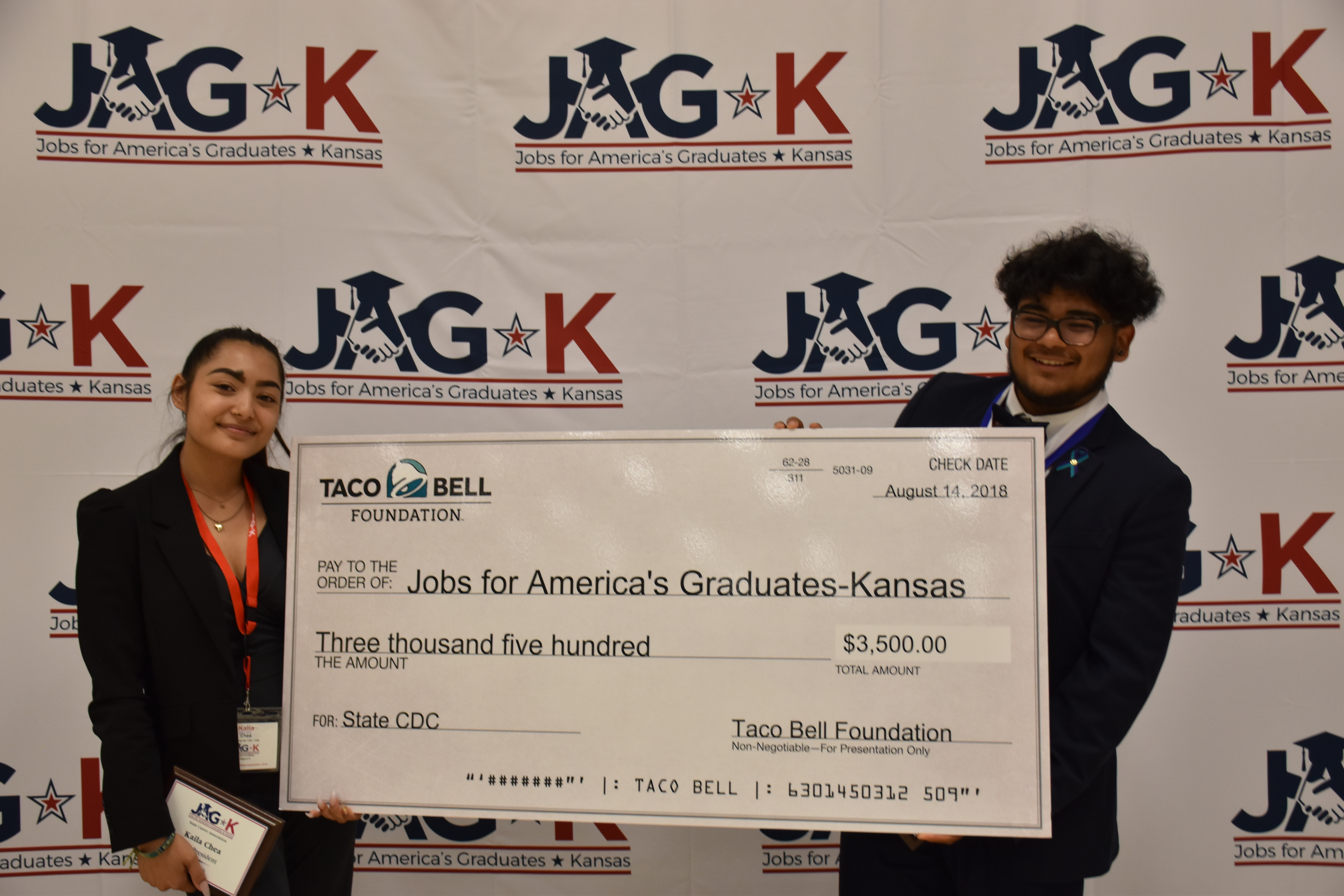 News Release: JAG-K Recognized by Royals at Kauffman Stadium - Jobs for  America's Graduates-Kansas