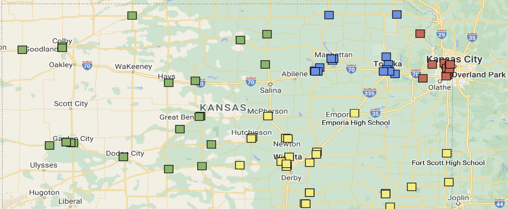 Program Locations - Jobs for America's Graduates-Kansas